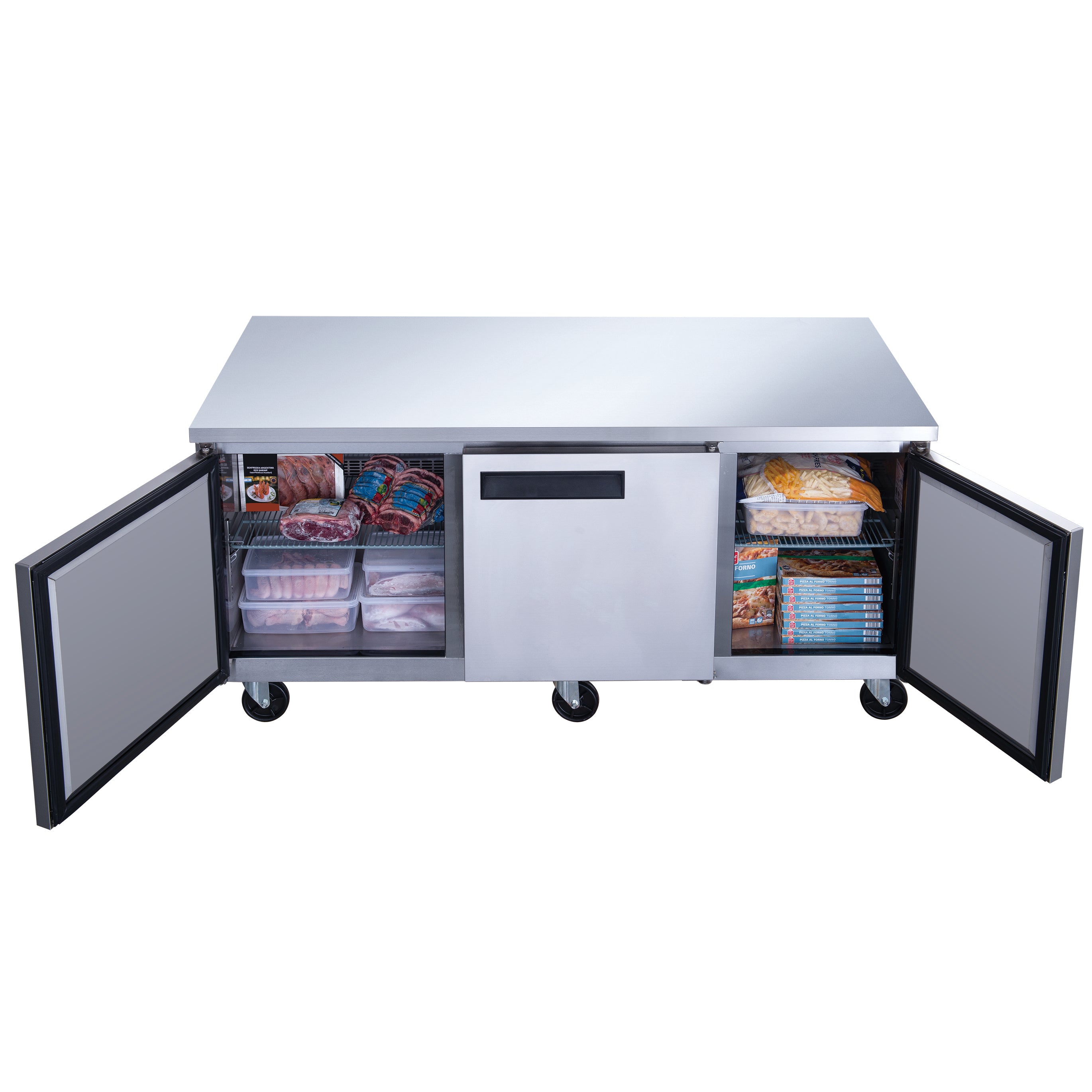 Chef AAA - TUC72F Commercial 72" Undercounter Worktop Freezer 18.9cu.ft. NSF