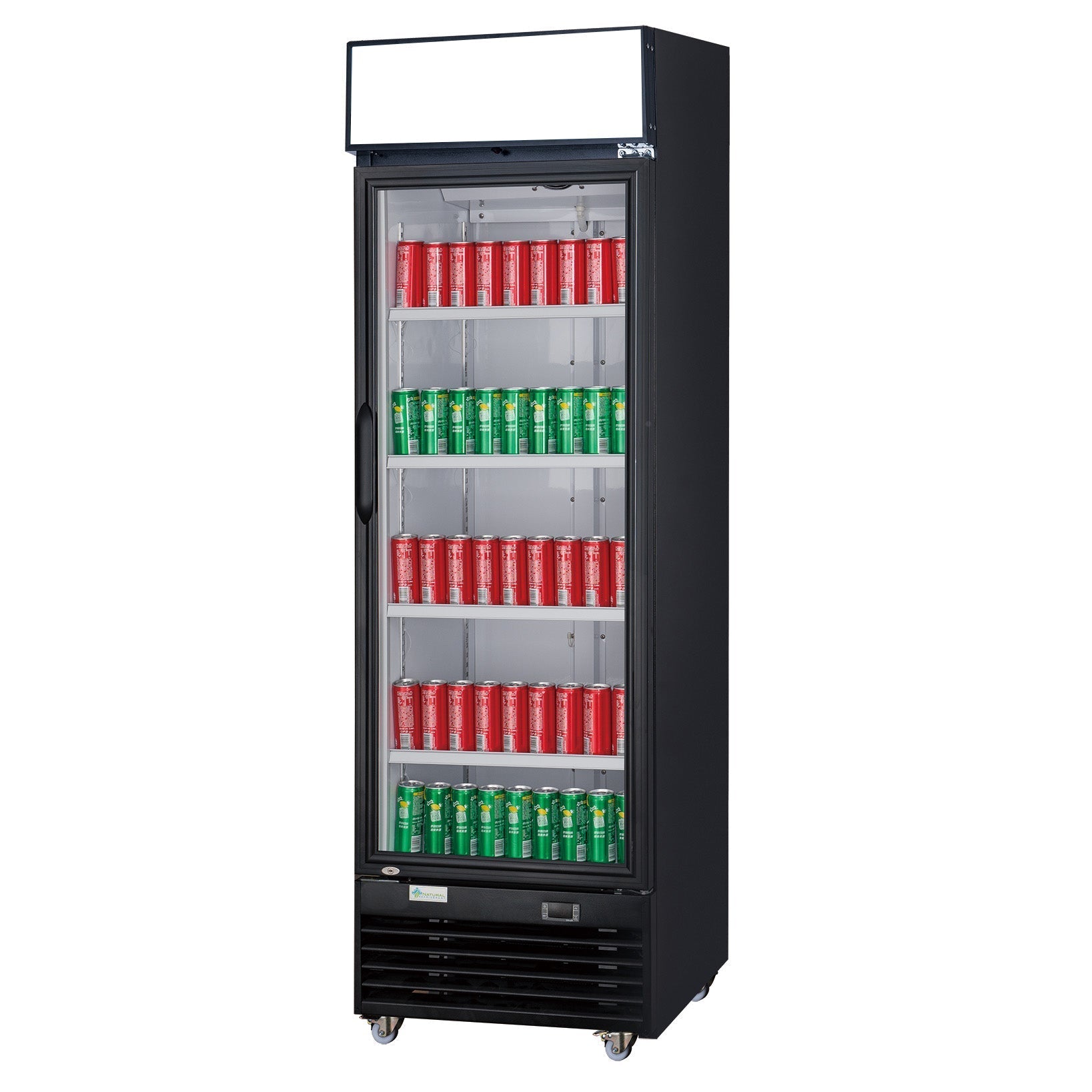 Chef AAA - TSM-19R Commercial 30" 1 Glass Door Merchandiser Refrigerator 18.72cu.ft. NSF