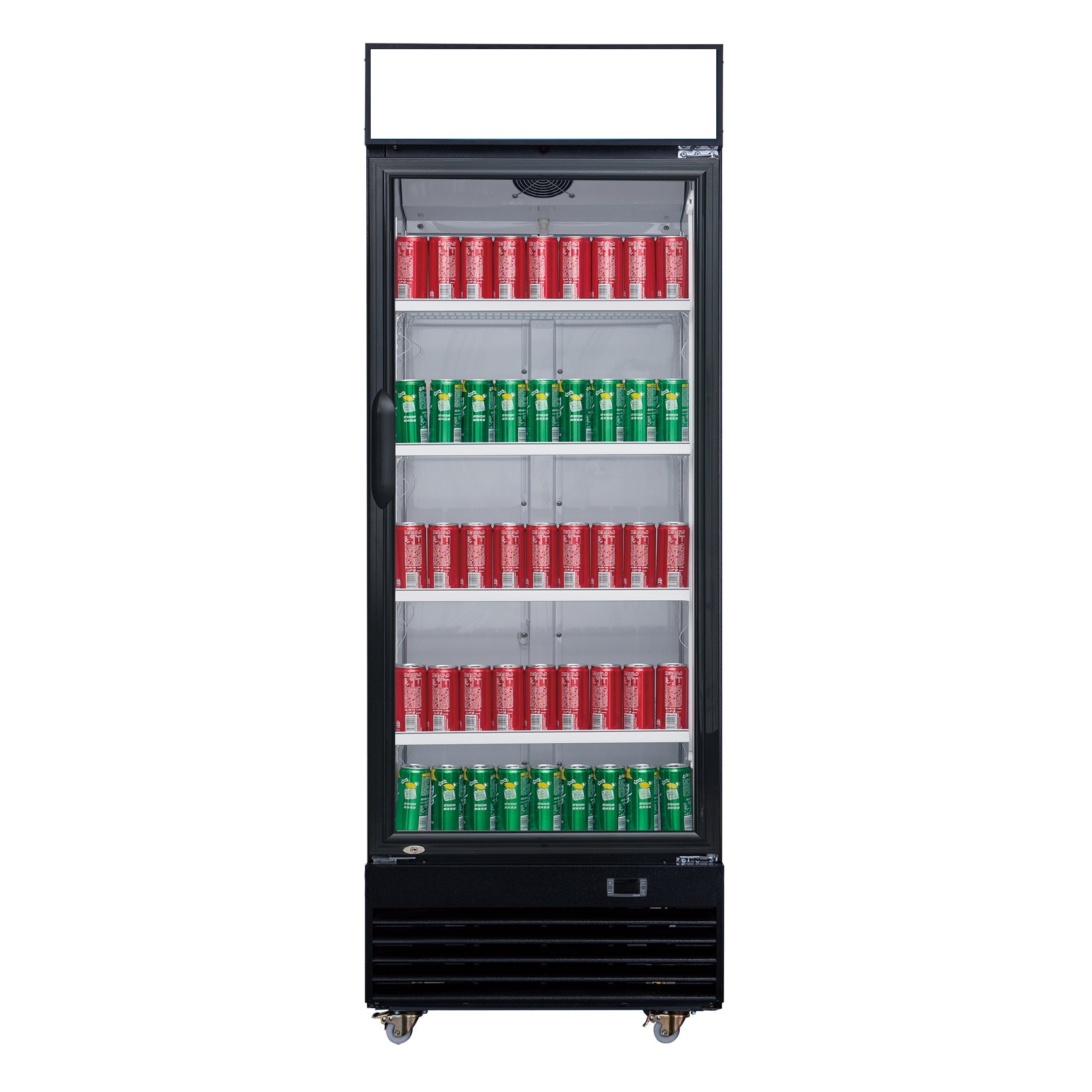 Chef AAA - TSM-19R Commercial 30" 1 Glass Door Merchandiser Refrigerator 18.72cu.ft. NSF