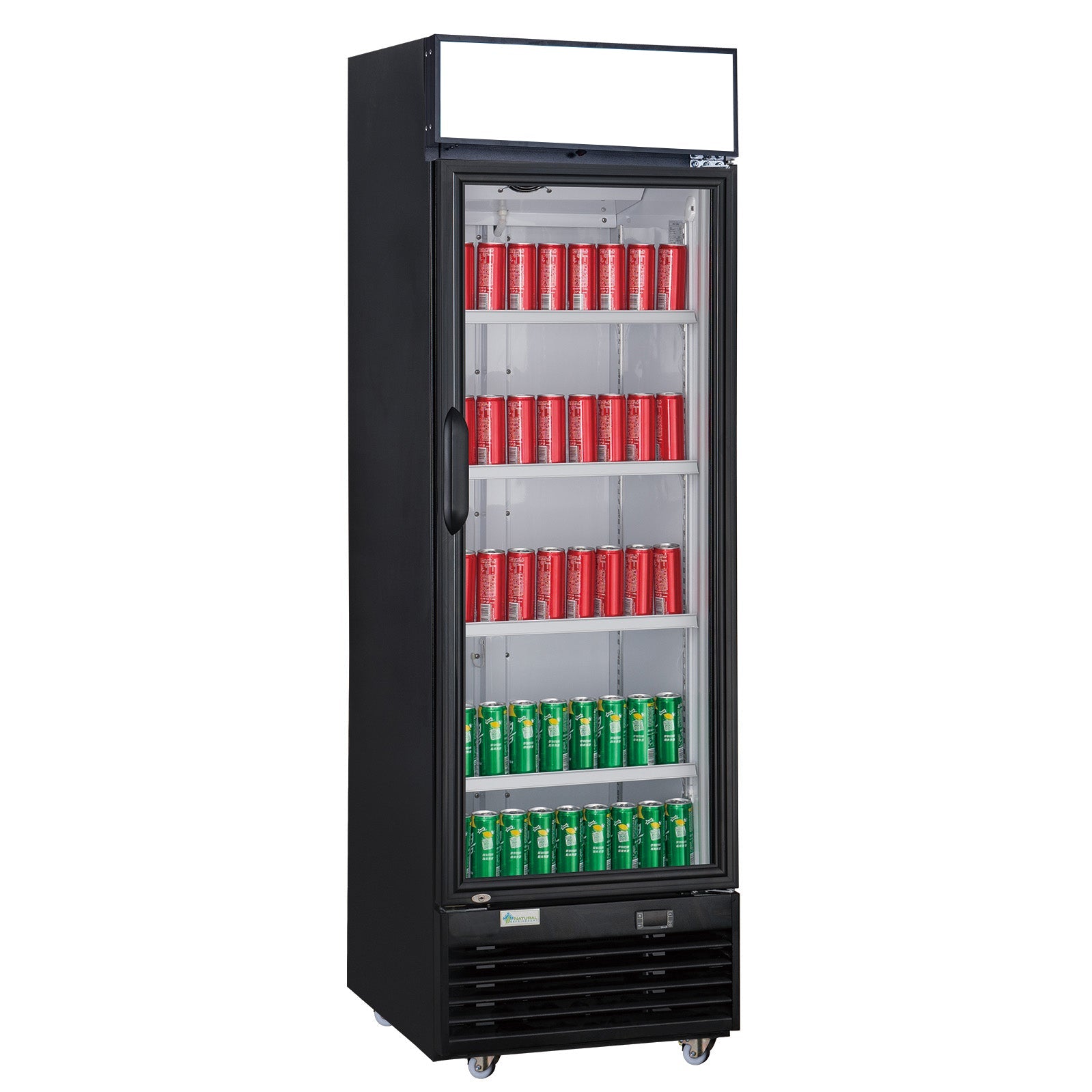 Chef AAA - TSM-19R Commercial 30" 1 Glass Door Merchandiser Refrigerator 18.72cu.ft. NSF