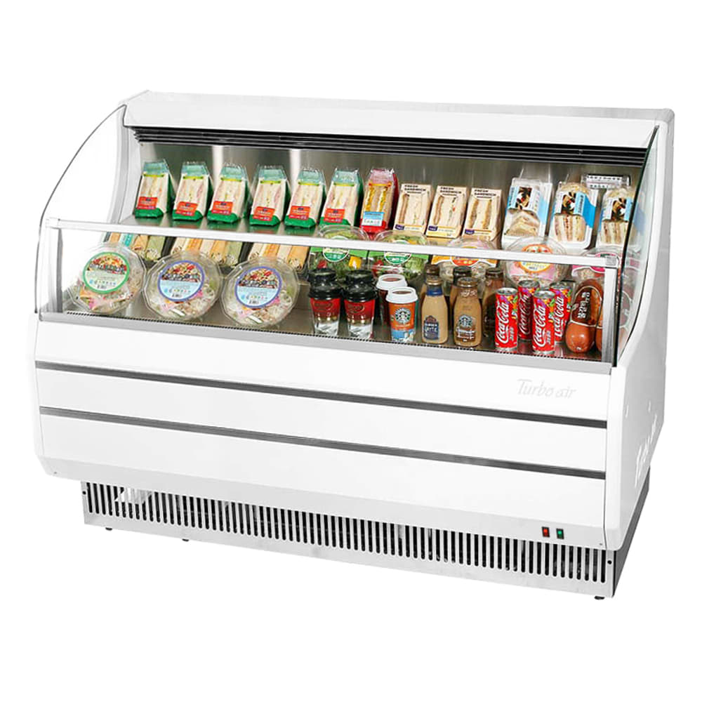 Turbo Air TOM-50SW-N 50 3/4" Horizontal Open Air Cooler w/ (3) Levels, 115v
