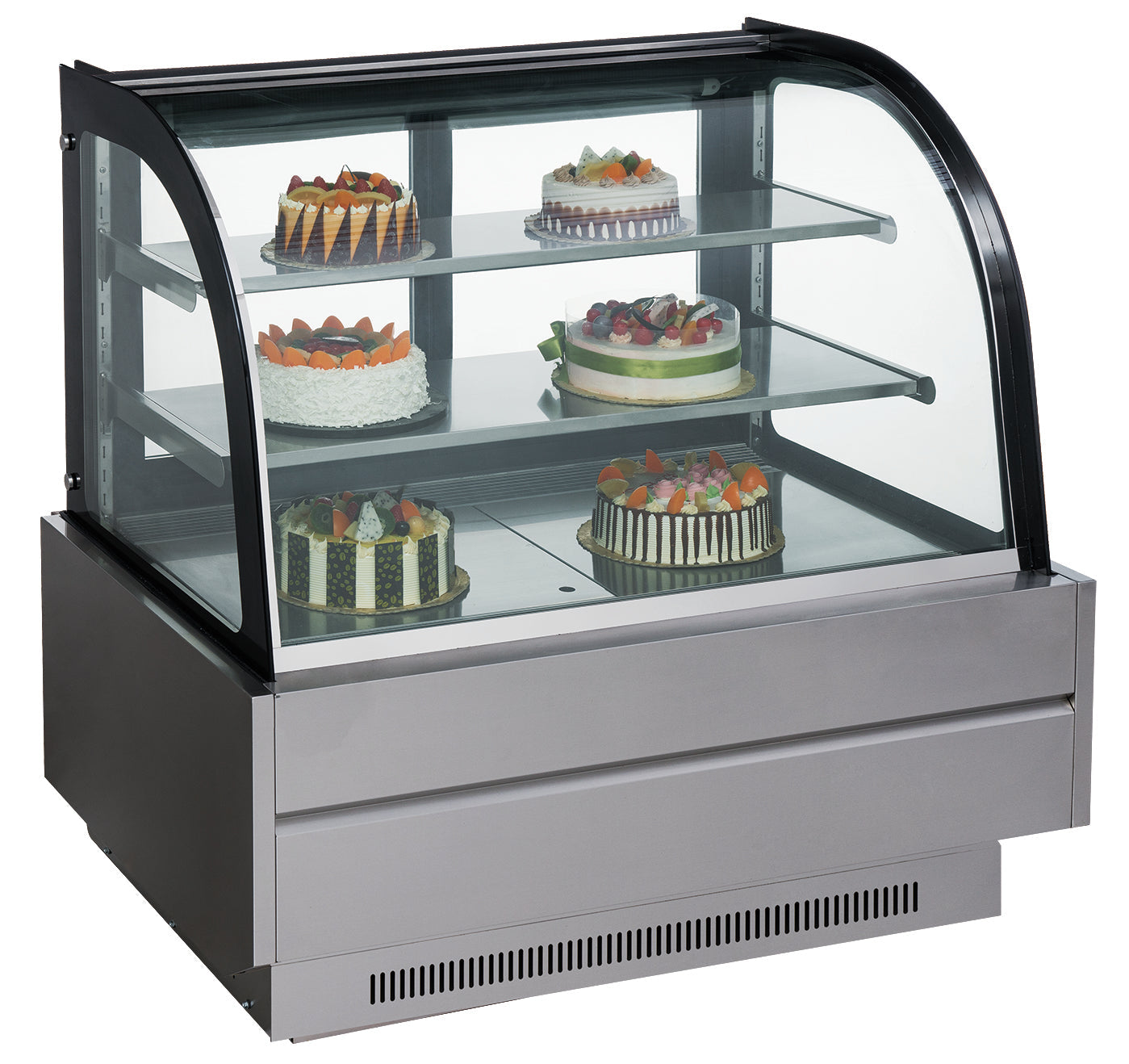 Chef AAA - CV-90, Commercial 36" Display Case Refrigerator Showcase (3 Feet) Pastry Bakery
