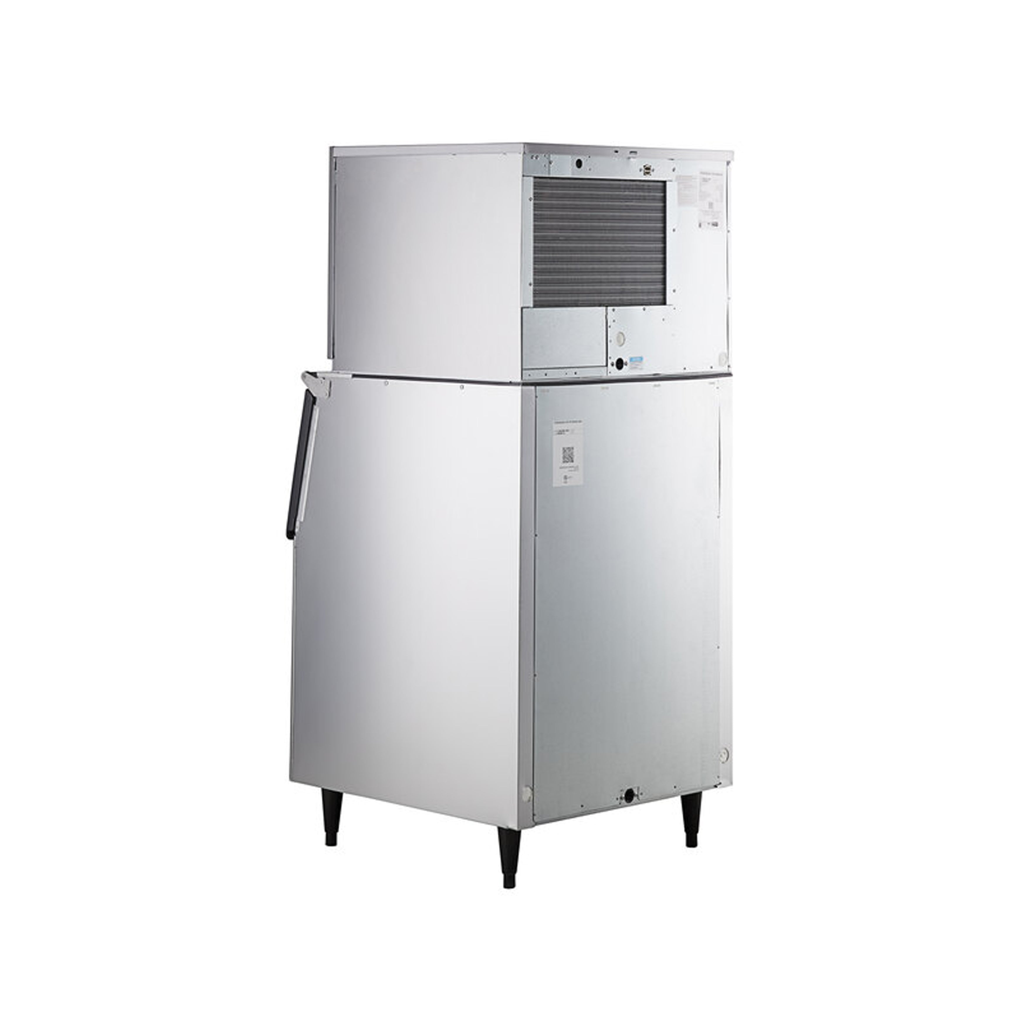 Hoshizaki - KML-505MAJ, 500lb Air Cooled Ice Machine with 500lb Storage Bin Crescent Ice Cubes