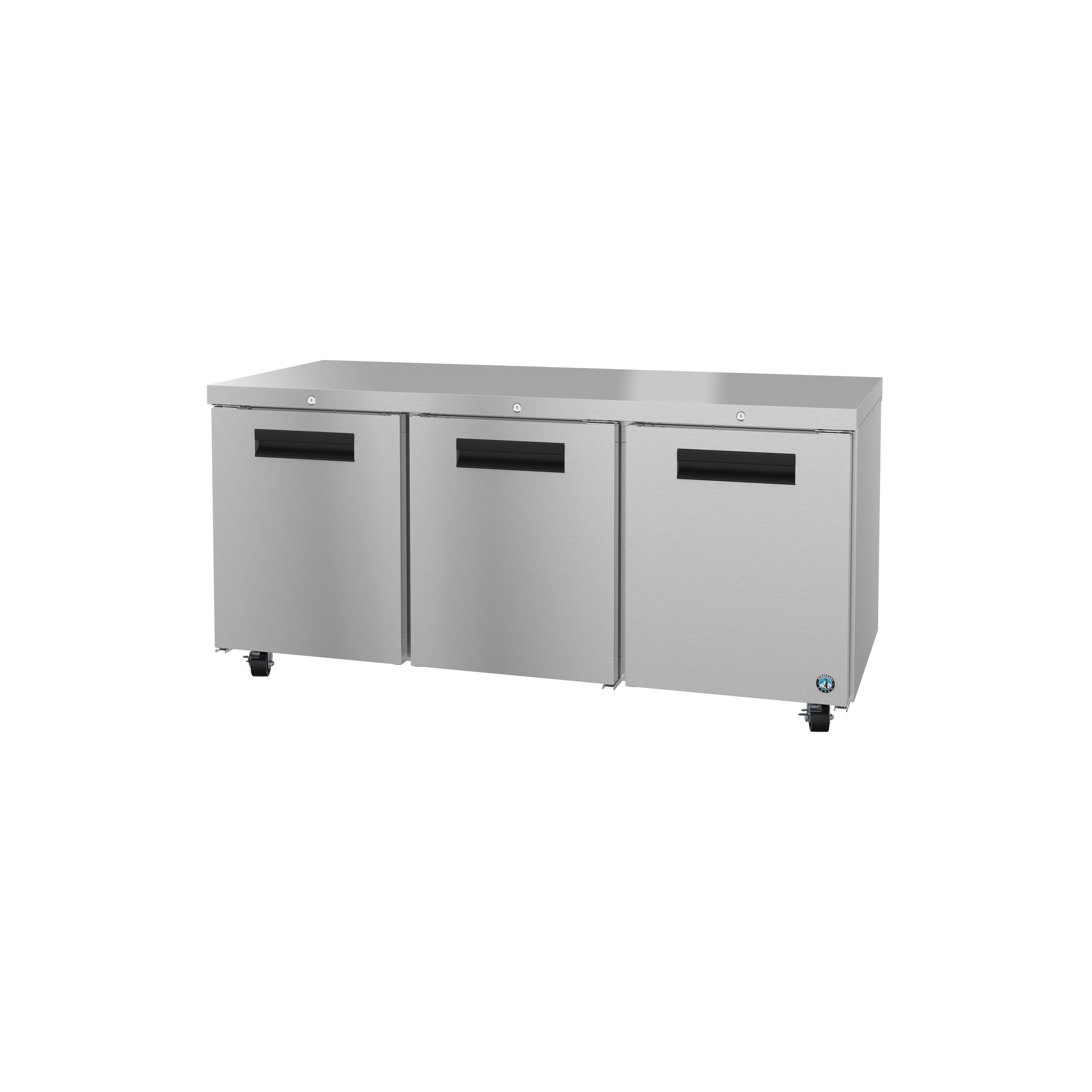 Hoshizaki - UR72B-01, Commercial 72" 3 Door Undercounter Refrigerator 18.27cu.ft.