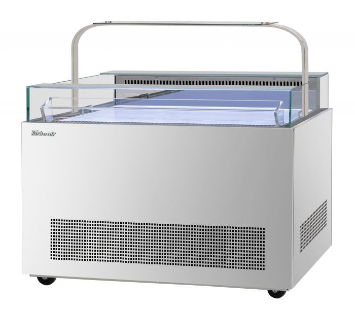 Turbo Air - TOS-50NN-D-S, 50" Sandwich & Cheese Display Case w/ Top Shelf - Stainless steel