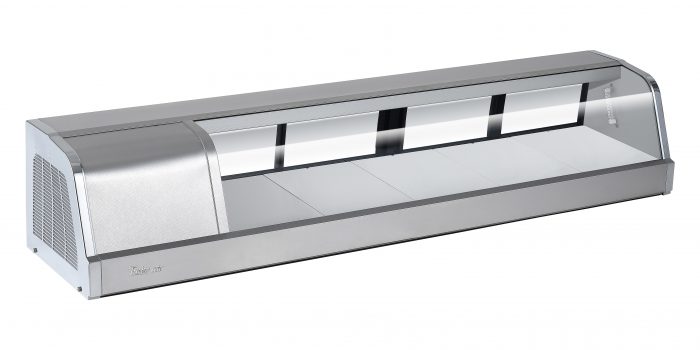 Turbo Air - SAK-60R-N, Commercial 60″ Sushi Display Case Refrigerants Curved Glass 1.7 cu.ft.