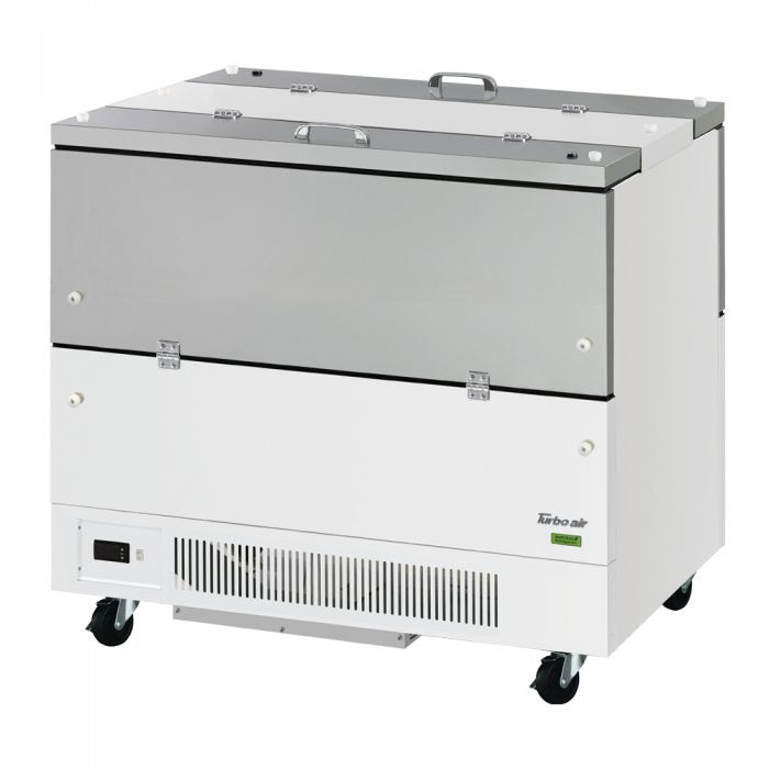 Turbo Air - TMKC-49-2-WS-N6, Commercial Super Deluxe Series Milk Cooler, cold wall, dual sided access, 49″W 18.3 cu.ft capacity