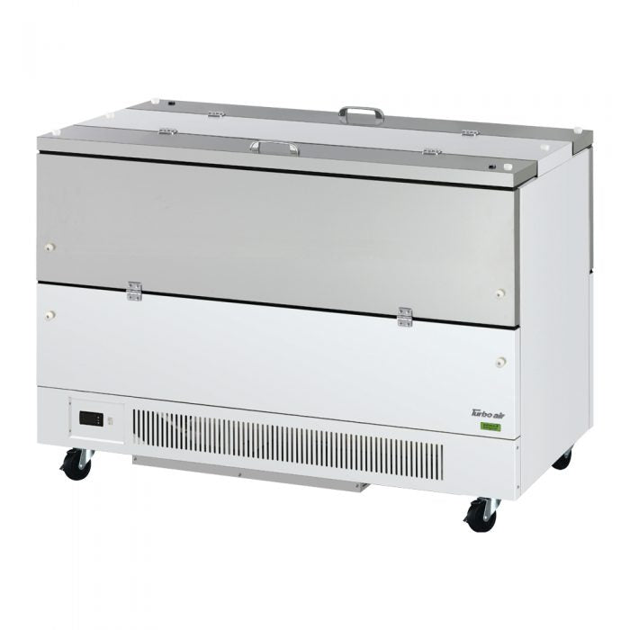 Turbo Air - TMKC-58-2-WS-N6, Commercial Super Deluxe Series Milk Cooler, cold wall, dual sided access, 58-1/8″W 22.0 cu.ft capacity