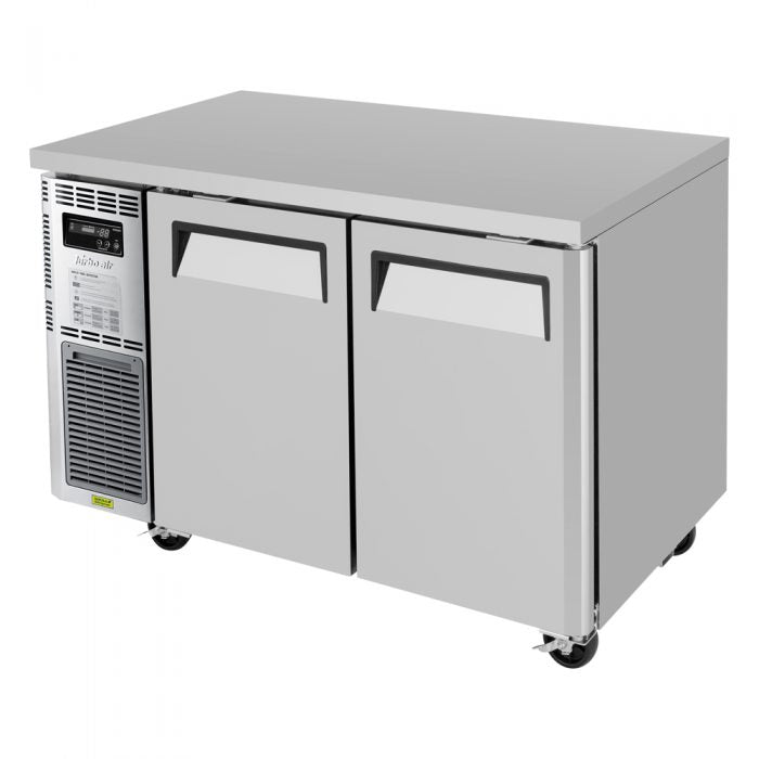 Turbo Air - JUR-48-N6, 2 Solid Doors Undercounter Refrigerator, Side Mount