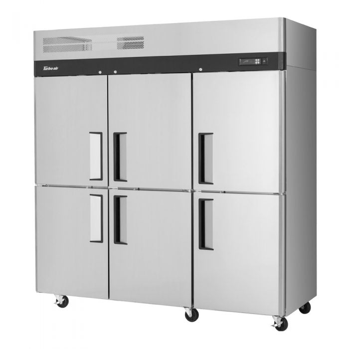 Turbo Air - M3R72-6-N, Commercial 77" Reach-In Refrigerator M3 Series 65.6 cu.ft.3 Section