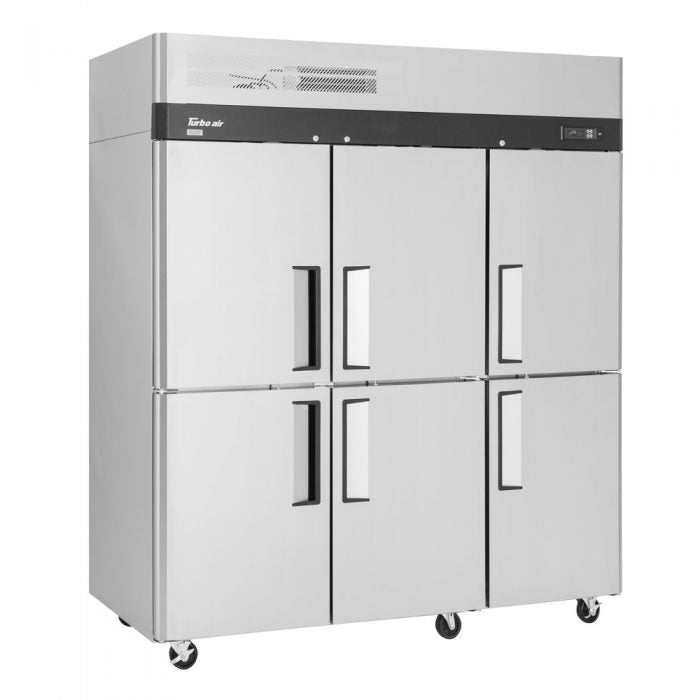 Turbo Air - M3R72-6-N, Commercial 77" Reach-In Refrigerator M3 Series 65.6 cu.ft.3 Section