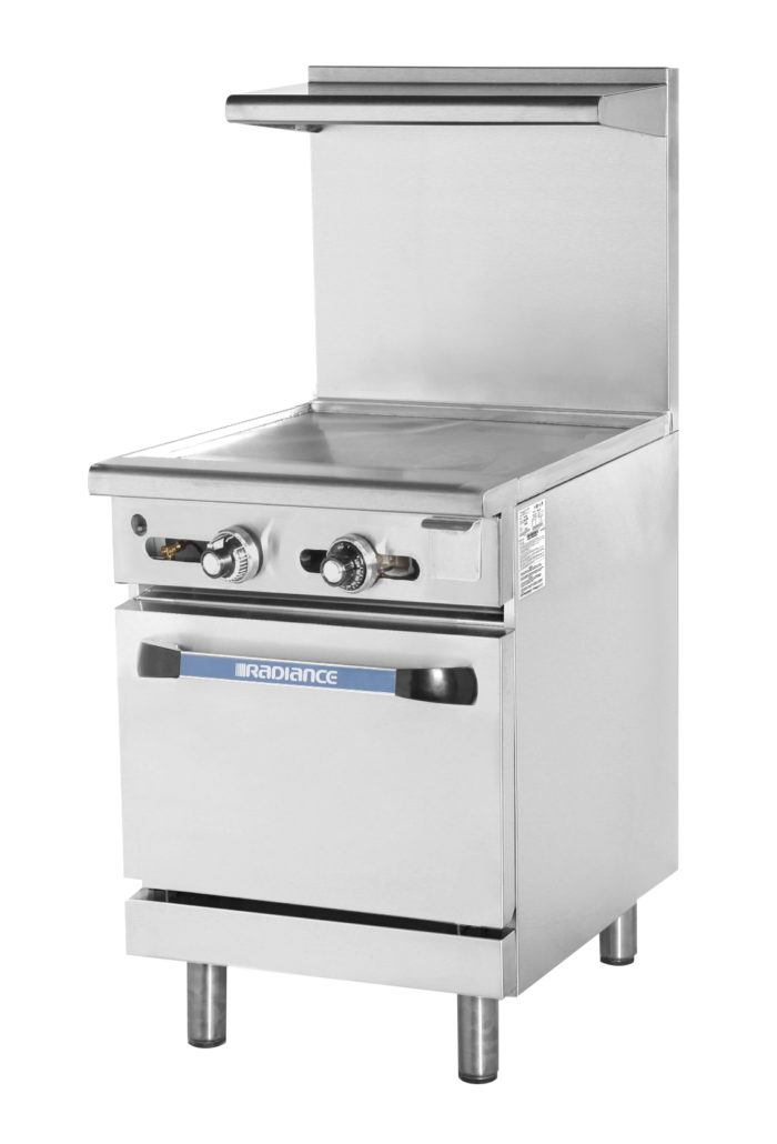 Chef AAA - TCR24-GM, Commercial 24 Oven Range 24 Griddle Natural Gas