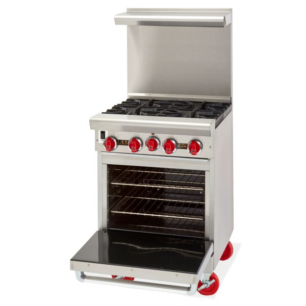 American Range AR-4-NV 24" 4 Buner Gas Range w/ Innovection Oven