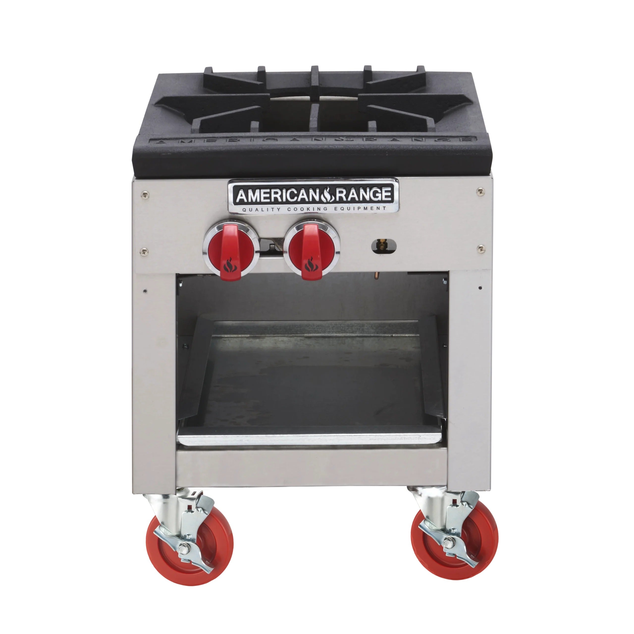 American Range ARSP-18 Stock Pot Range Gas 3-ring Burner With Cast Iron Top Grate