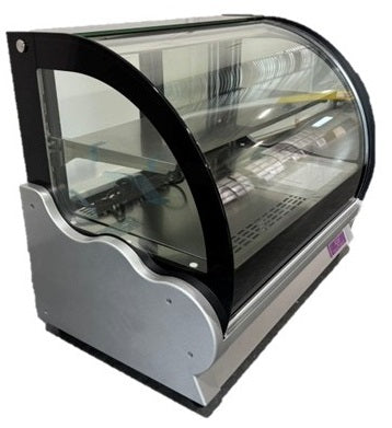 Chef AAA WTCH-90 35"W Curved Glass Countertop Heated Display Case