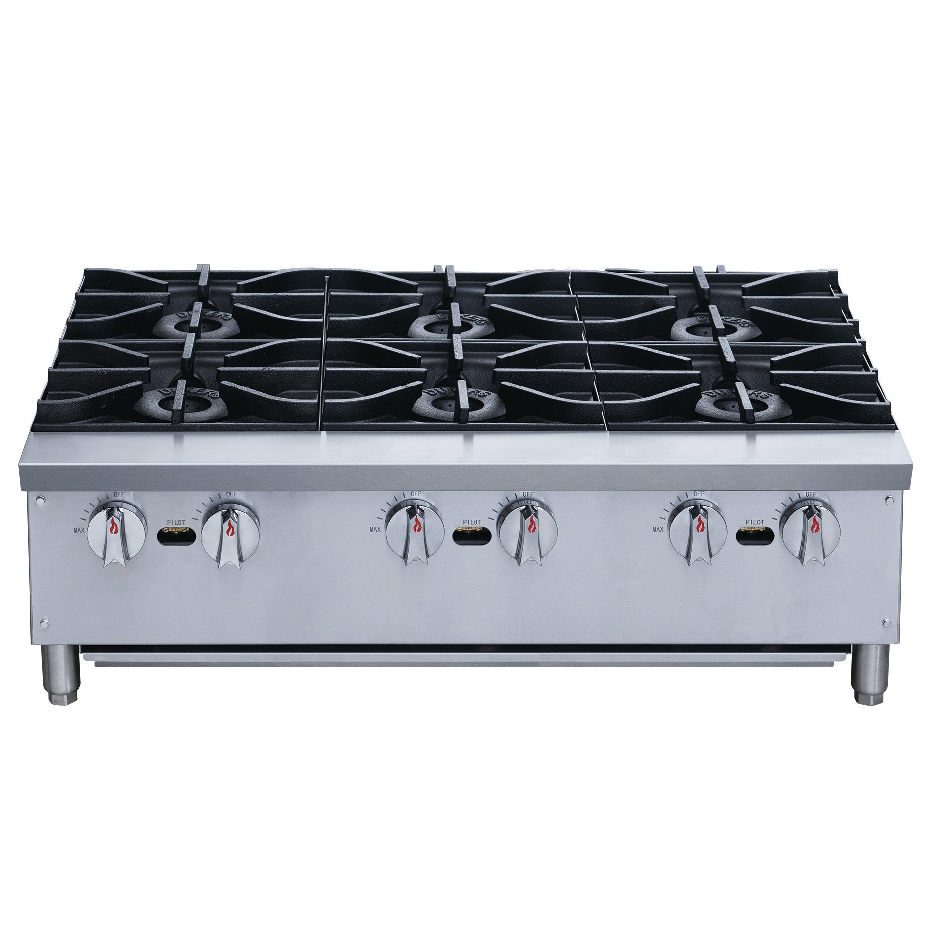 Chef AAA - TCHPA36 Commercial 36" Hot Plate with 6 Burners NG