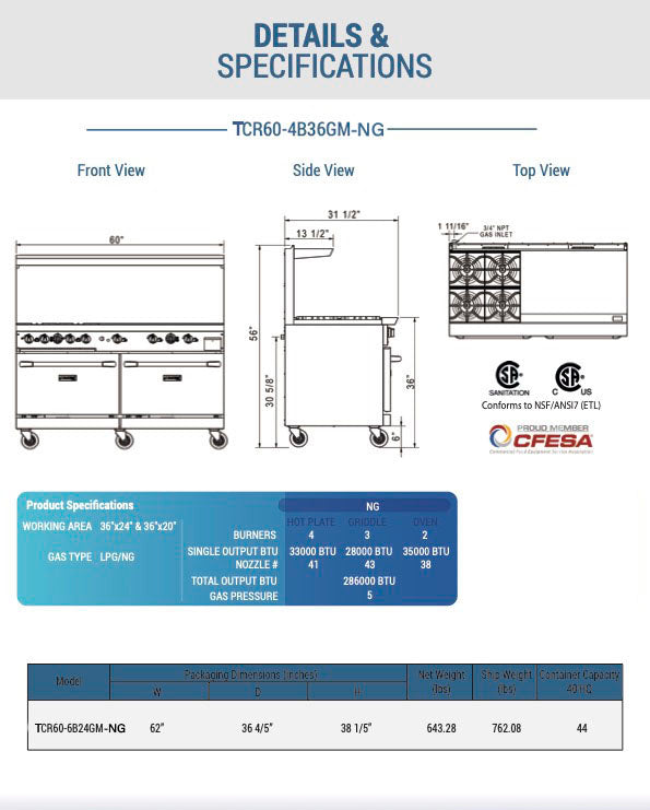 Grand Design RV - Introducing the all new chef-inspired kitchen, featuring  the Insignia Residential Range! ✓ Free-Standing 3.7 CU FT Gas Range ✓4  Burner Cook Top with Cast Iron Grills ✓Electronic Ignition