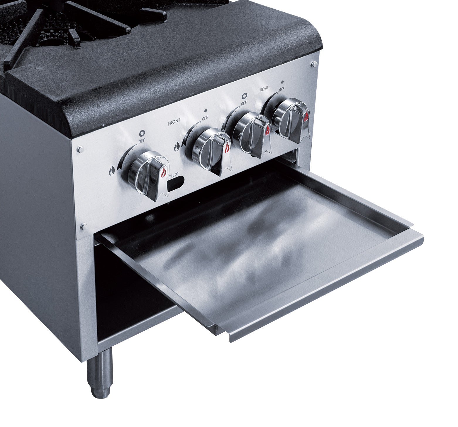 Chef AAA - TCSPA2 Commercial 2 Burner Stock Pot Range