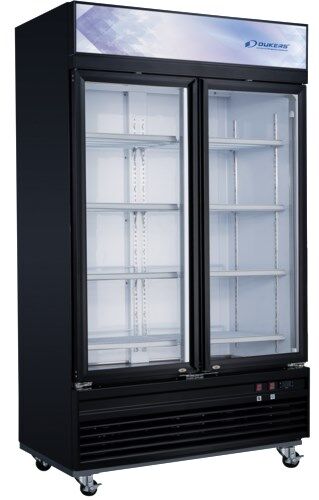 Dukers - DSM-41F Commercial 47-1/4"W 2 Glass Door Merchandiser Freezer