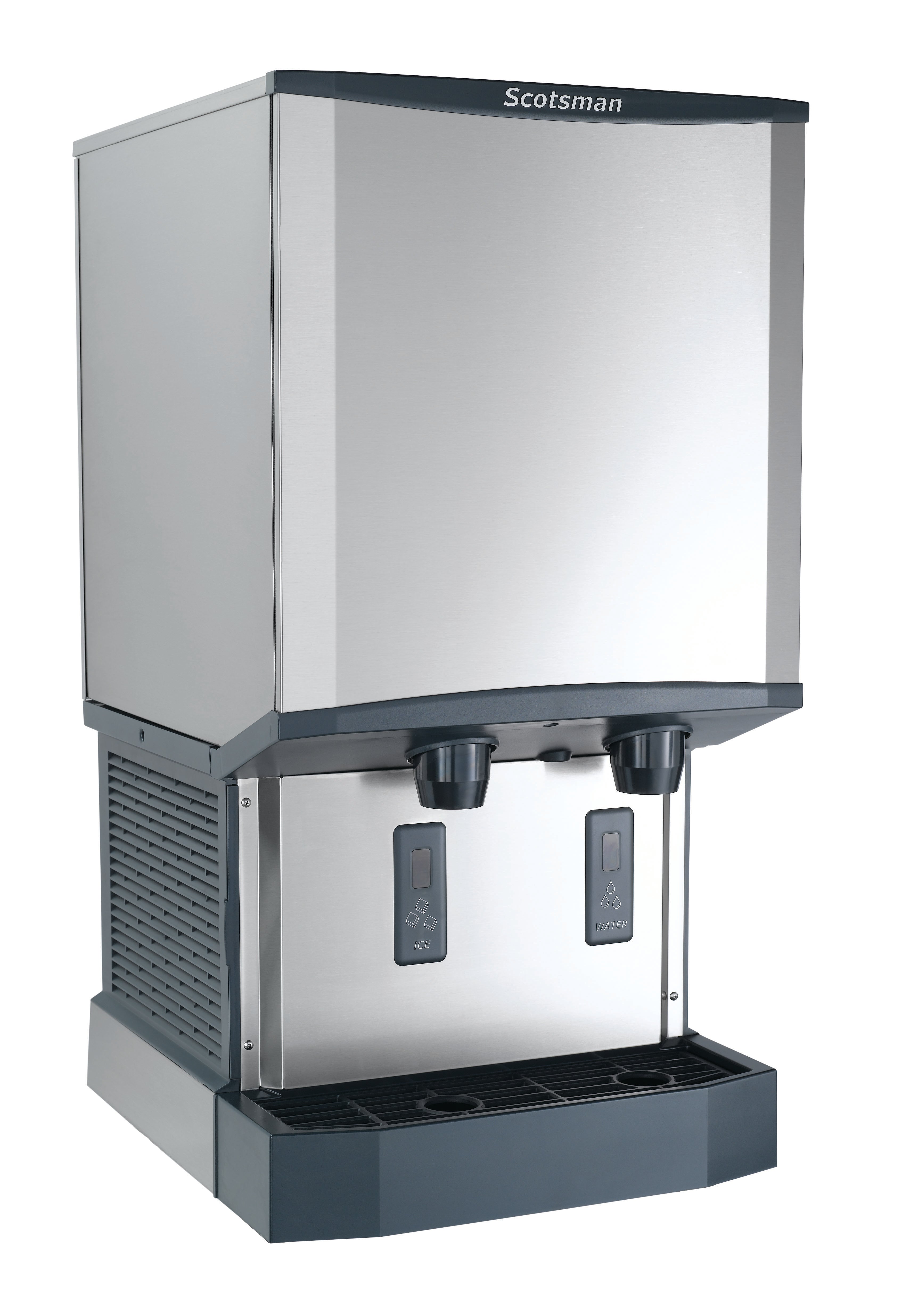 Scotsman HID540A-1 Meridian™ Touch-Free Countertop Nugget Ice & Water Dispenser, Air Cooled - Up to 500 lb. Production, 40 lb. Storage