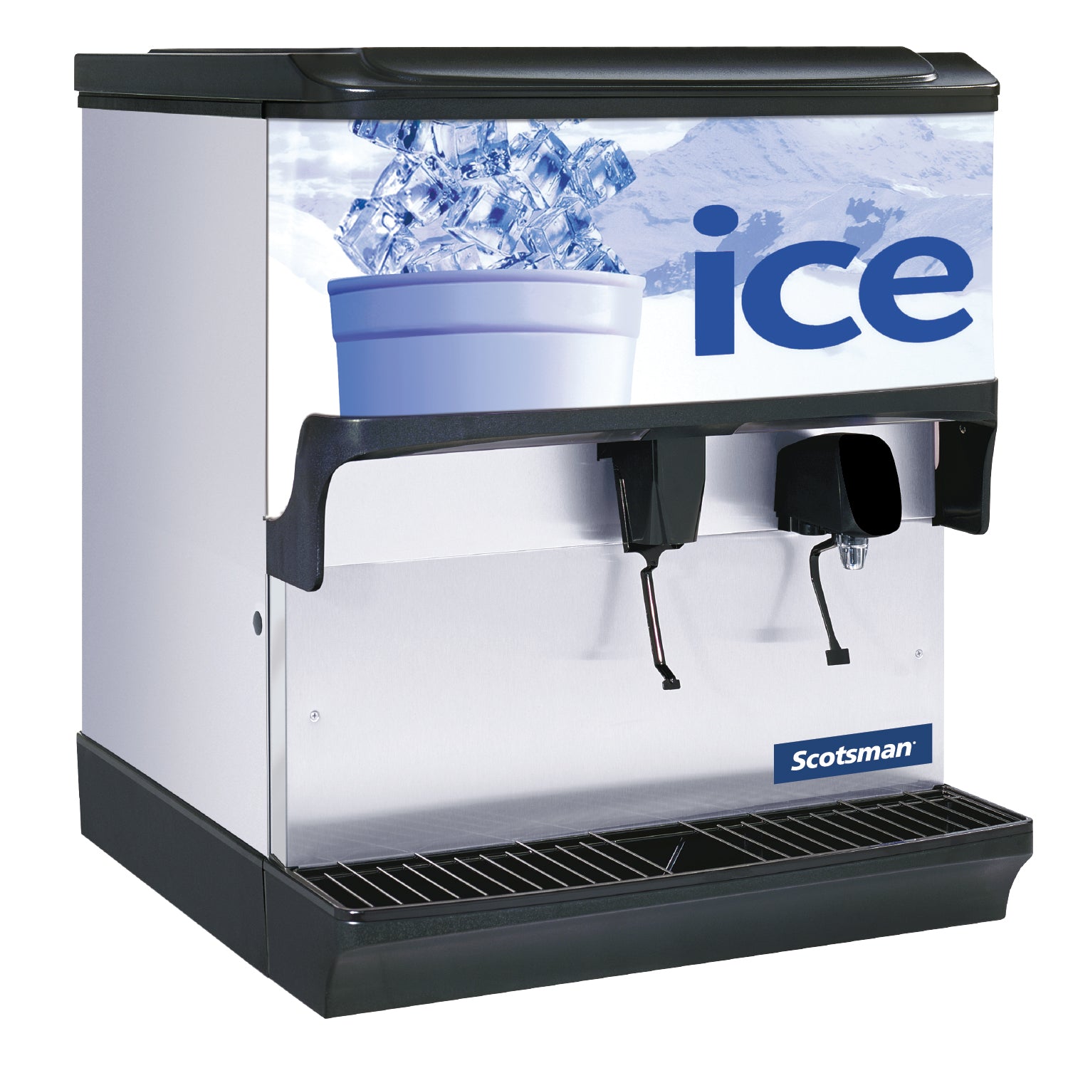 Scotsman IOD200-1 Ice Dispenser With Water Filler, 30" Width - 200 lb. Storage