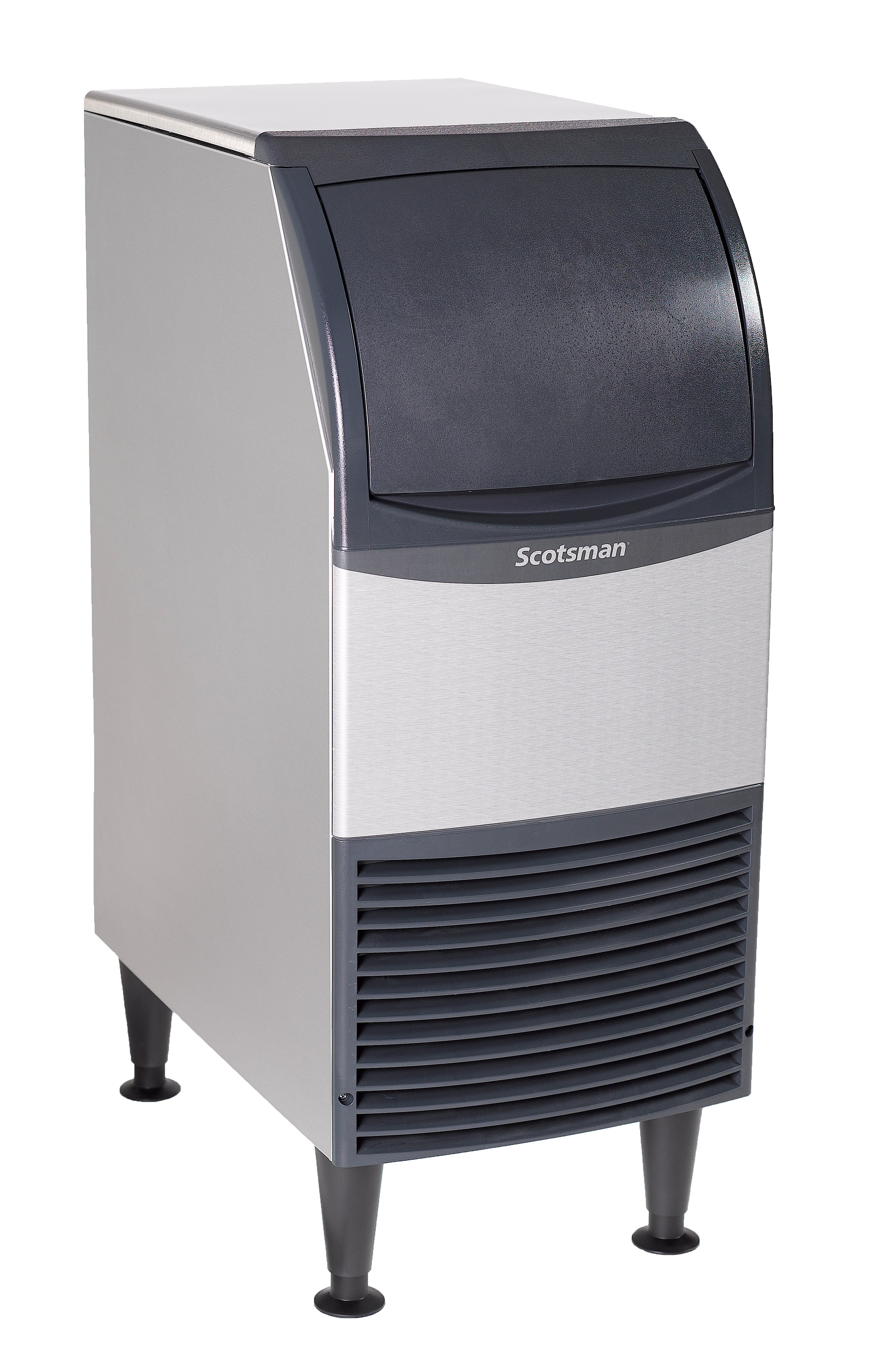 Scotsman UF1415A-1 Undercounter 15" Width, Air Cooled, Flake Ice Machine - Up to 142 lb. Production, 36 lb. Storage