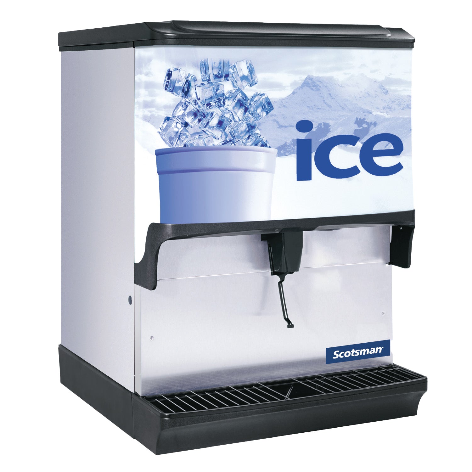 Scotsman IOD250-1 Ice Dispenser, 30" Width - 250 lb. Storage