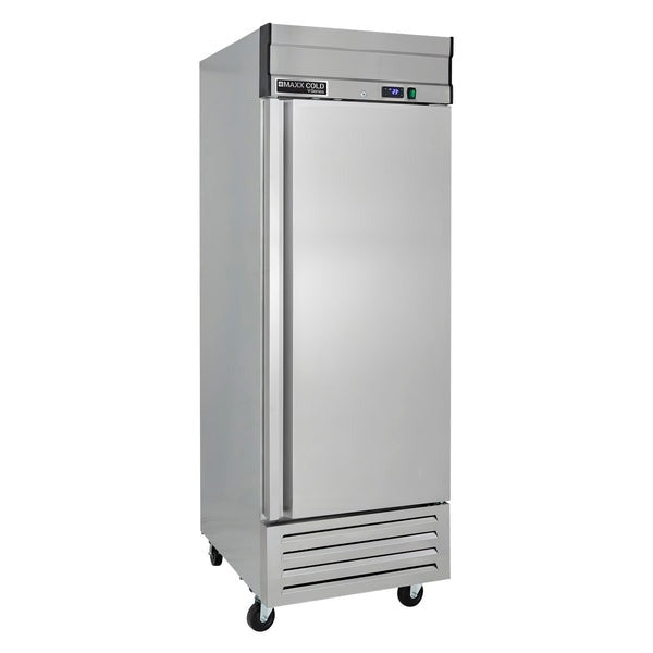 Maxx Cold - MVF-23FDHC V-Series 1 Door Reach-In Freezer, Bottom Mount, in Stainless Steel