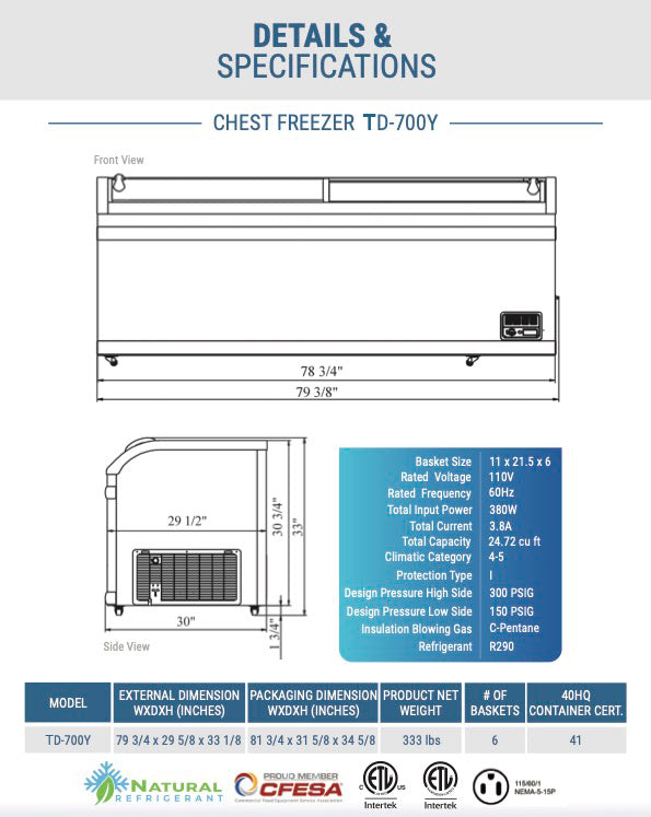 Glass Door Mini Freezer for Ice Cream and Food