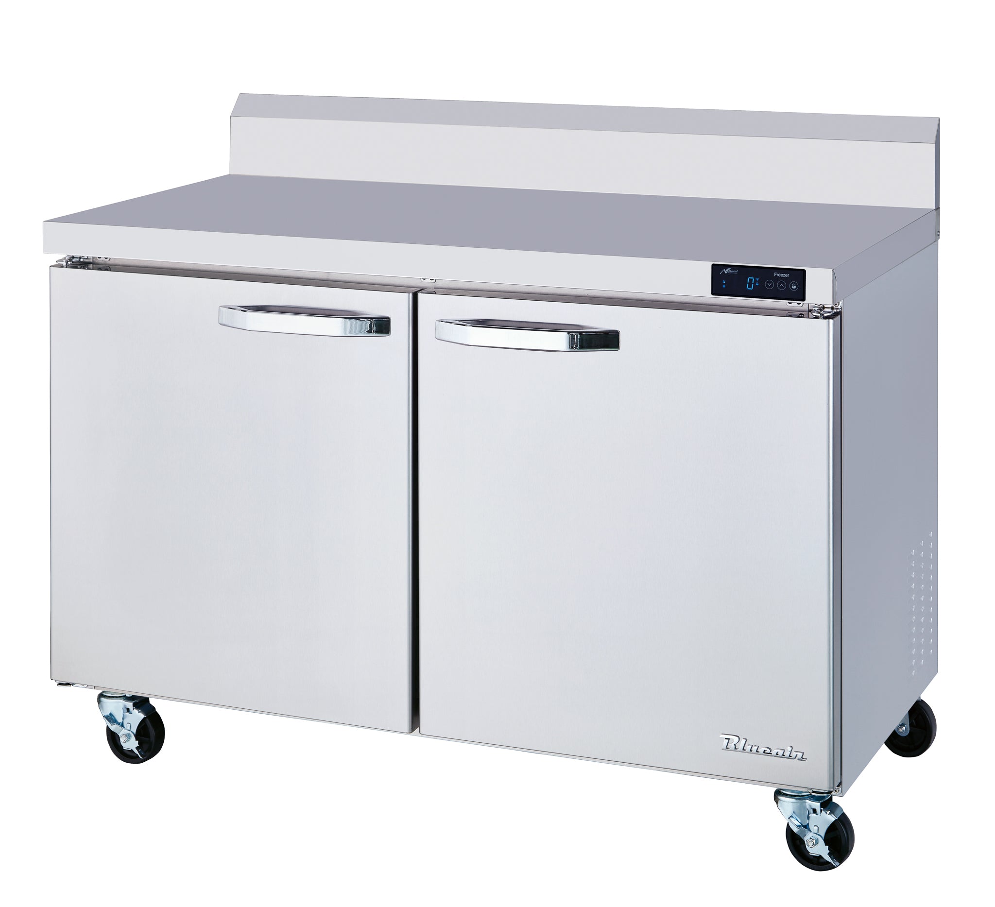 Blue Air - BLUF48-WT-HC, 2 Doors All Stainless Work Top Freezer - 48" wide, 13 cu/ft., R-290 Refrigerant