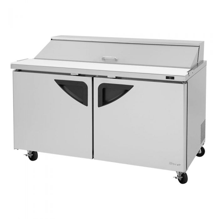 Turbo Air - TST-60SD-N, Commercial Super Deluxe sandwich/salad Prep Table Unit, Two-section